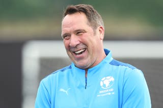 David Seaman is one of the managers this year at Soccer Aid